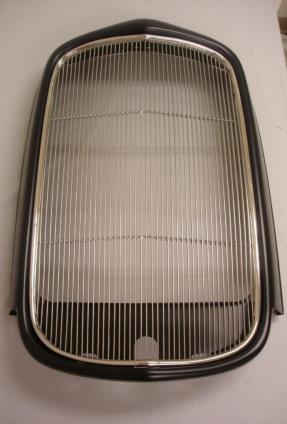 1932 Ford Coupe Roadster Sedan Steel Radiator Shell w/ Stainless Grille Ins